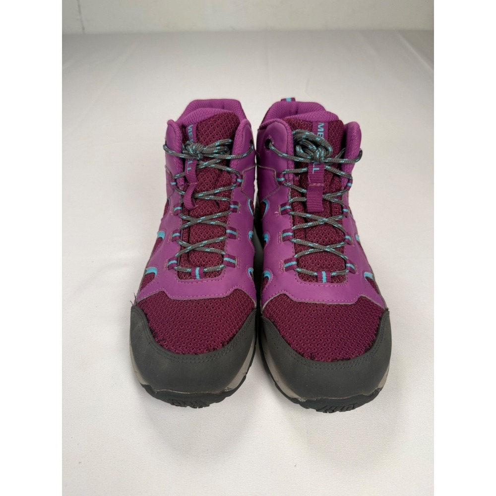 Merrill Oakcreek Mid Hiking Trail Sneakers Boot MK164769 Girls 4.0M
